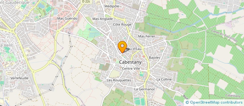 localisation de l'entreprise LBI-DEVELOPPEMENT  CABESTANY