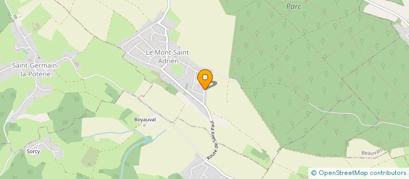 localisation de l'entreprise LBI FINANCES  LE MONT-SAINT-ADRIEN