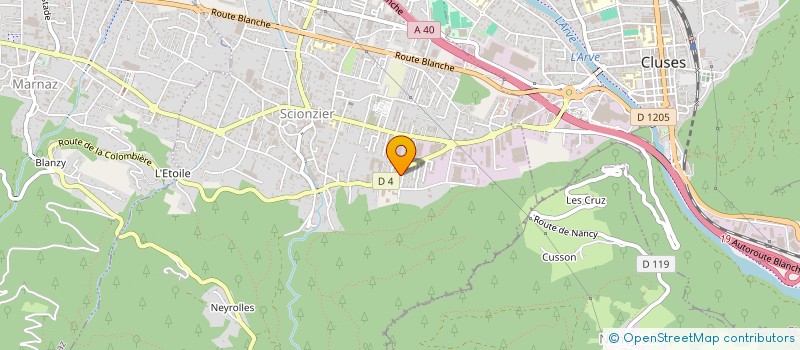 localisation de l'entreprise LBI MONT-BLANC IMMOBILIER à SCIONZIER