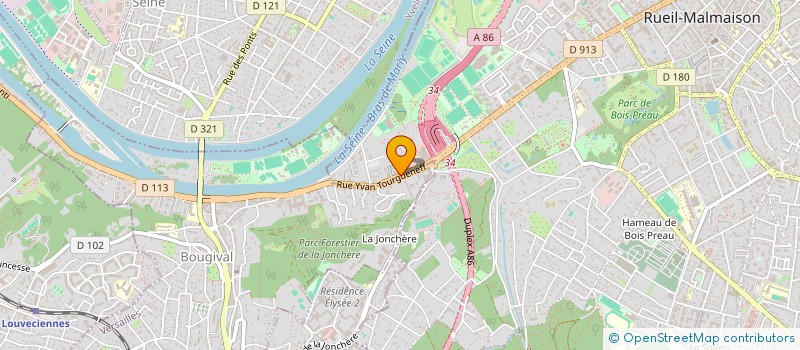 localisation de l'entreprise LBI PARTNERS à RUEIL-MALMAISON