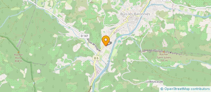 localisation de l'entreprise LBIG  NYONS