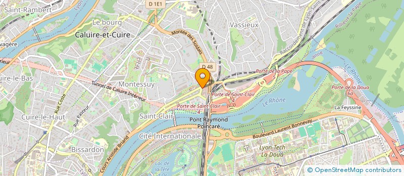 localisation de l'entreprise LBIIM ET ASSOCIES  CALUIRE-ET-CUIRE