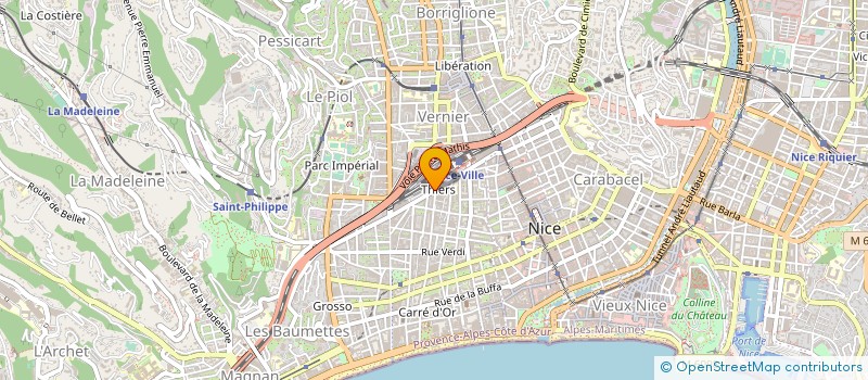 localisation de l'entreprise LBIM AZUR à NICE