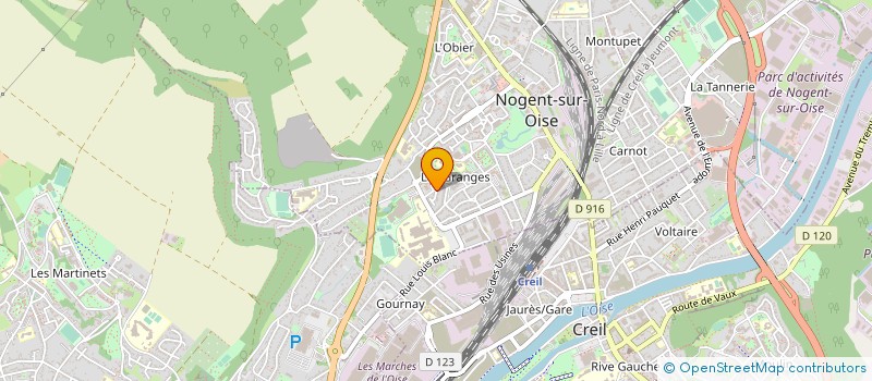 localisation de l'entreprise LBJ à NOGENT-SUR-OISE