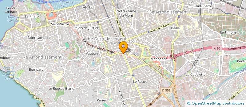 localisation de l'entreprise LBJP à MARSEILLE