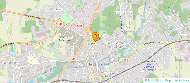 localisation de l'entreprise LBJYC  ARPAJON