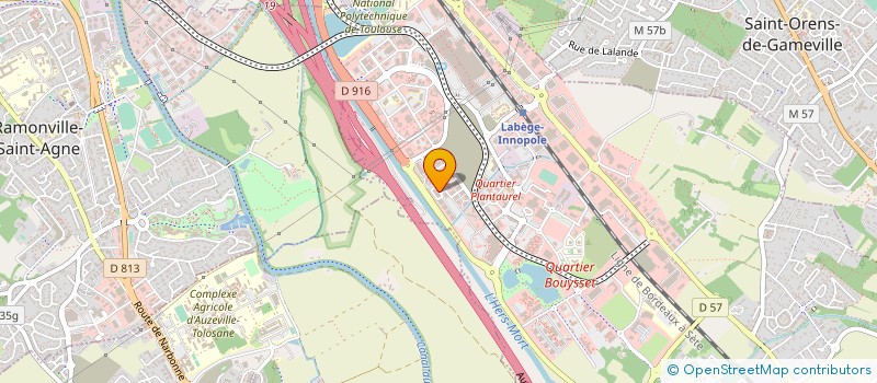 localisation de l'entreprise LBK à LABEGE