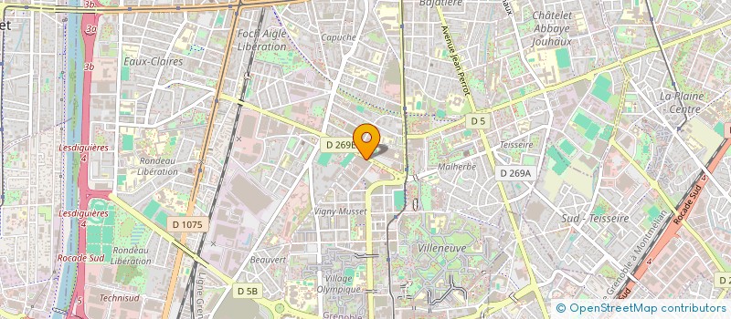 localisation de l'entreprise LBK à GRENOBLE