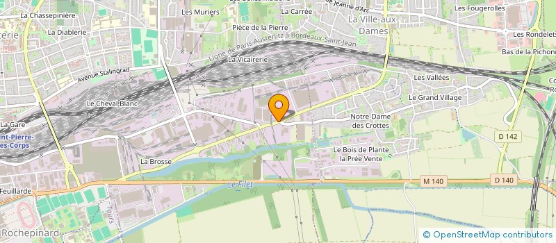 localisation de l'entreprise LBK AUTOMOBILES  SAINT-PIERRE-DES-CORPS