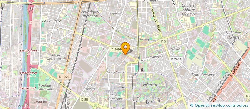 localisation de l'entreprise LBK CONSULTING à GRENOBLE