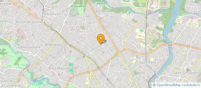 localisation de l'entreprise LBK PROMOTION à NANTES