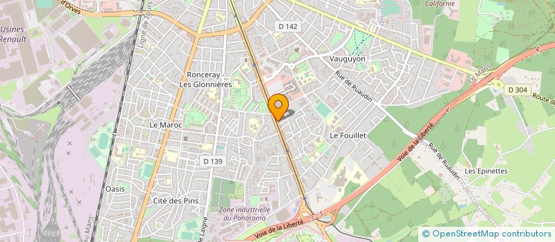 localisation de l'entreprise LBK SERVICES  LE MANS