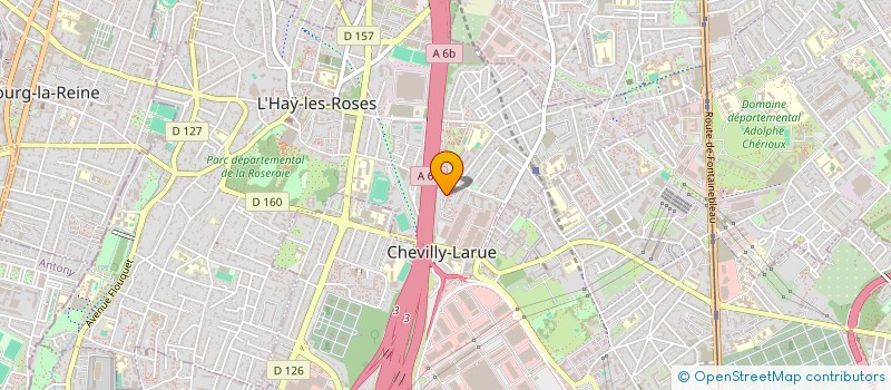 localisation de l'entreprise LBK SERVICES  L'HAY-LES-ROSES