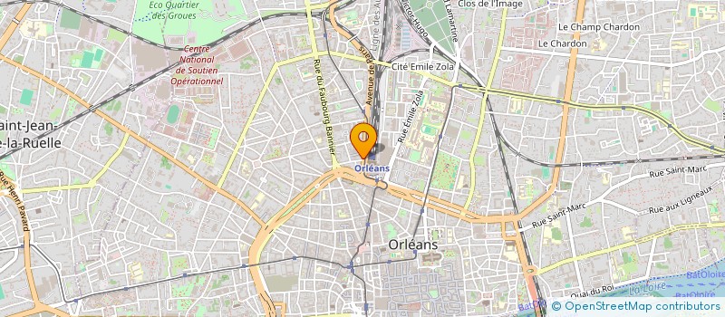 localisation de l'entreprise LBL à ORLEANS