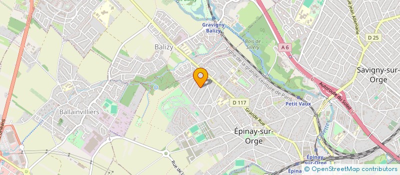 localisation de l'entreprise LBL  EPINAY-SUR-ORGE