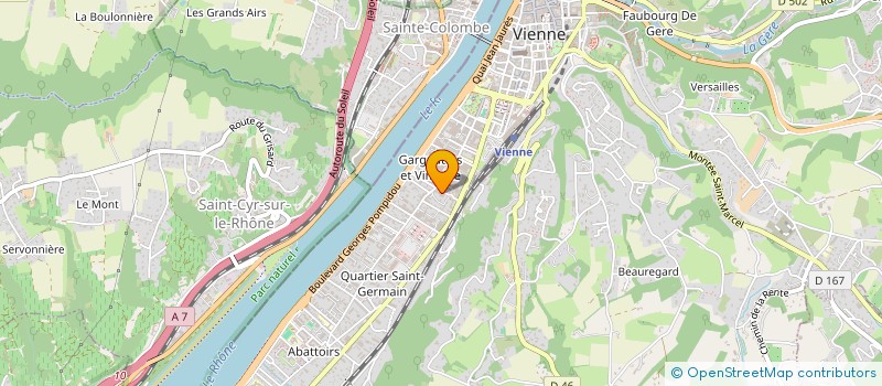 localisation de l'entreprise LBL à VIENNE