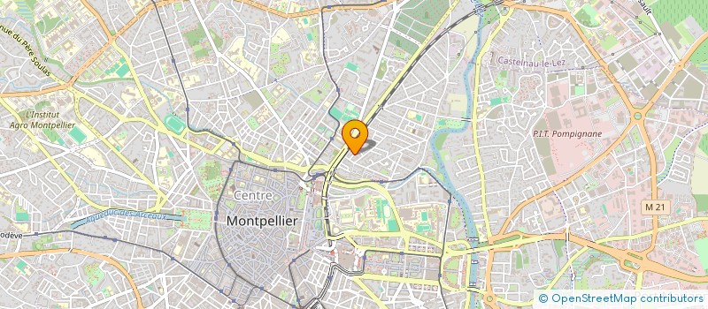 localisation de l'entreprise LBL à MONTPELLIER
