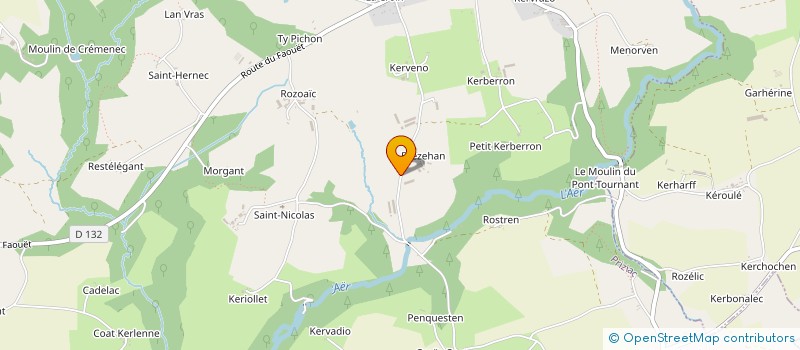 localisation de l'entreprise LBL  PRIZIAC