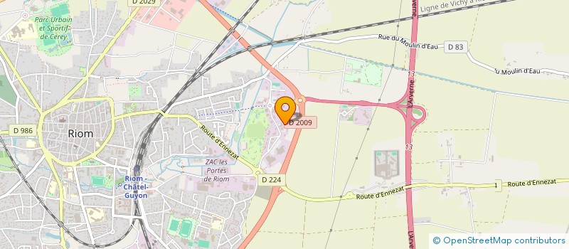 localisation de l'entreprise LBL ET ASSOCIES  RIOM