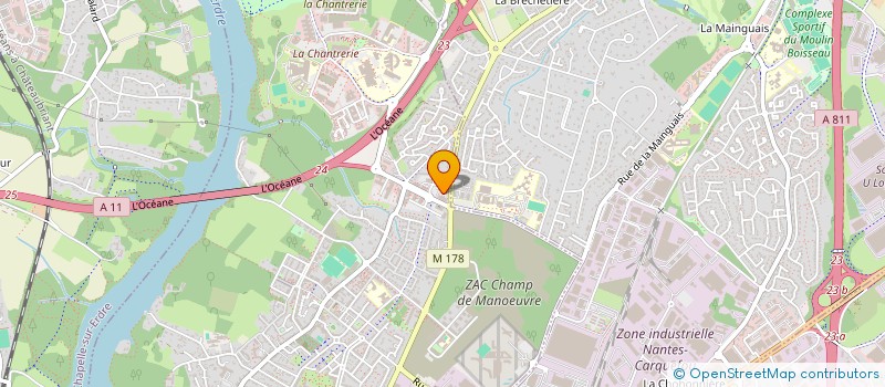 localisation de l'entreprise LBL FONCIERE à NANTES
