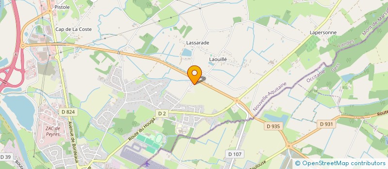 localisation de l'entreprise LBL PATRIMOINE  AIRE-SUR-L'ADOUR