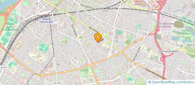 localisation de l'entreprise LBLG INVESTISSEMENTS à ANGERS