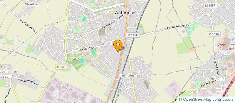 localisation de l'entreprise LBLJ  WATTIGNIES