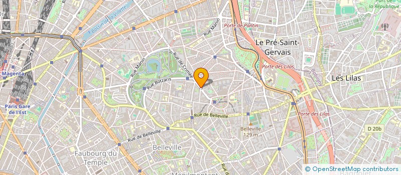 localisation de l'entreprise LBLM BATIMENT LE BIHAN LE MOUEL BATIMENT  PARIS