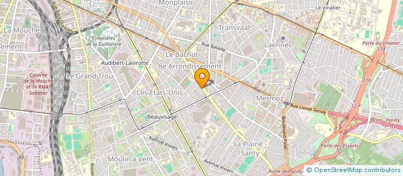 localisation de l'entreprise LBLM IMMO  LYON