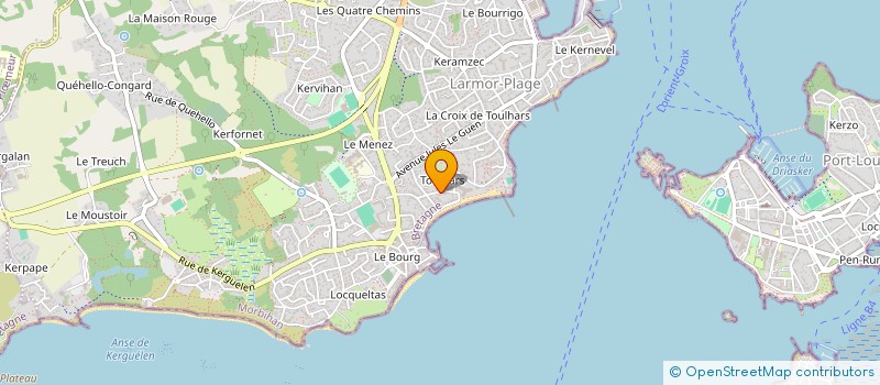 localisation de l'entreprise LBLO à LARMOR-PLAGE