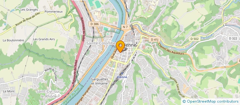 localisation de l'entreprise LBLP à VIENNE