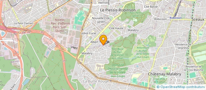 localisation de l'entreprise LBLT INVESTISSEMENT à LE PLESSIS-ROBINSON