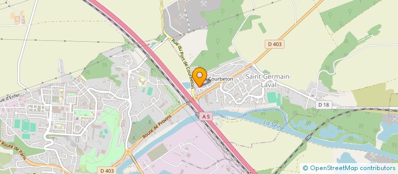 localisation de l'entreprise LBM à VARENNES-SUR-SEINE