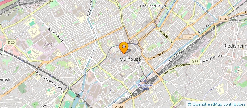 localisation de l'entreprise LBM à MULHOUSE