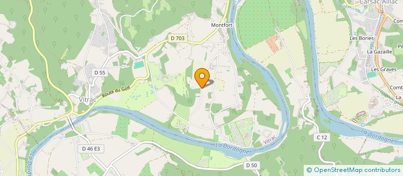 localisation de l'entreprise LBM à VITRAC