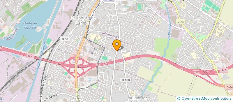 localisation de l'entreprise LBM à MARLY