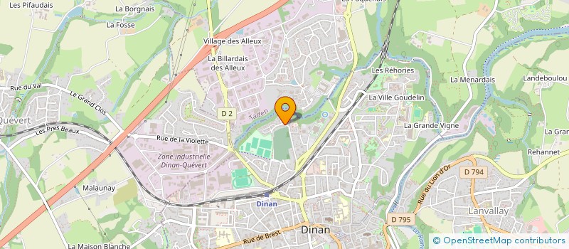localisation de l'entreprise LBM à DINAN