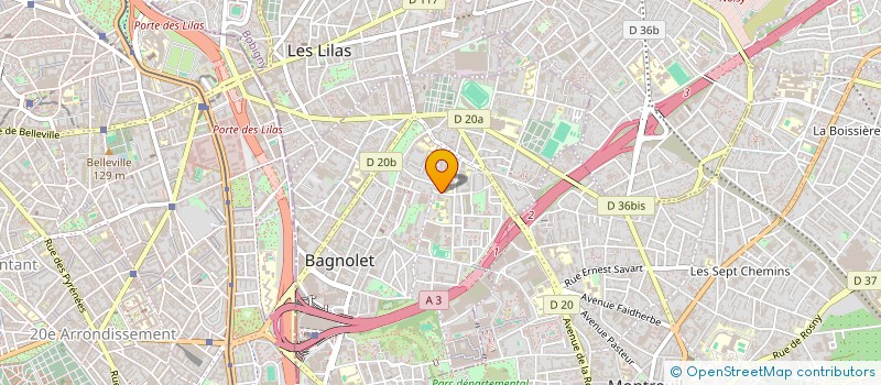 localisation de l'entreprise LBM BAGNOLET à VINCENNES