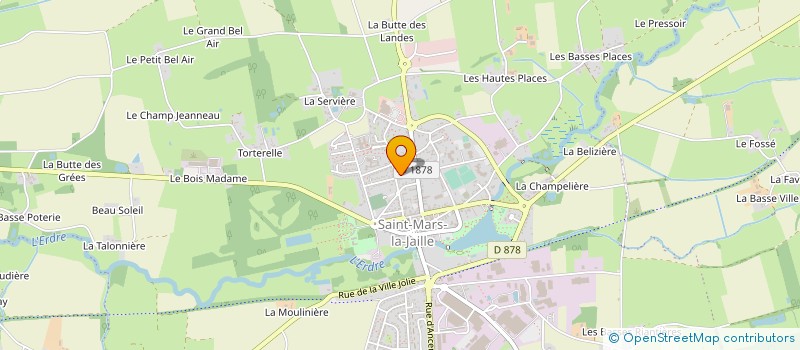 localisation de l'entreprise LBM BOULAIN MICKAEL à VALLONS-DE-L'ERDRE