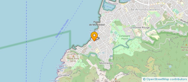 localisation de l'entreprise LBM CONSEIL à MARSEILLE 8