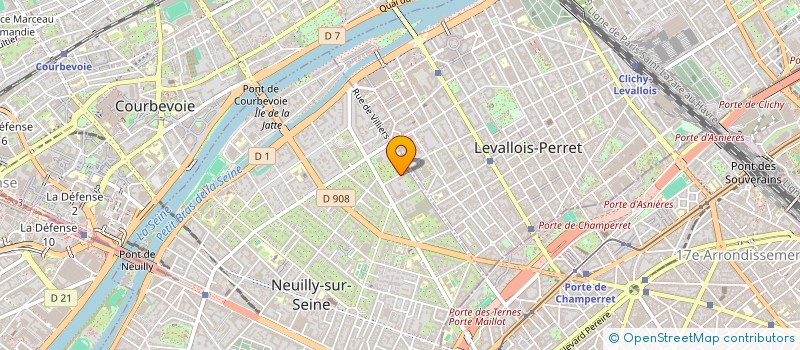 localisation de l'entreprise LBM CONSULTING  ASNIERES-SUR-SEINE