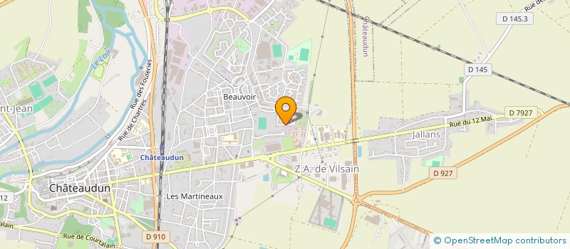 localisation de l'entreprise LBM EXPRESS à CHATEAUDUN