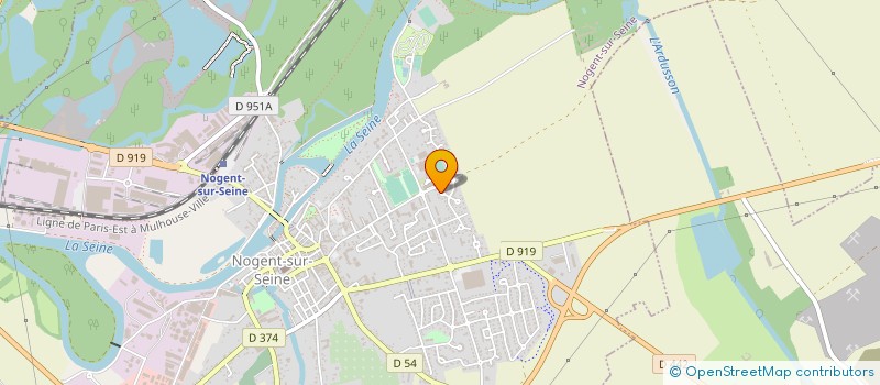 localisation de l'entreprise LBM GESTION  NOGENT-SUR-SEINE