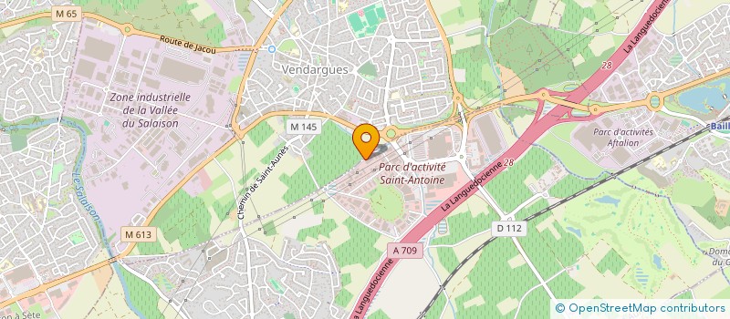 localisation de l'entreprise LBM MANAGEMENT à SAINT-AUNES