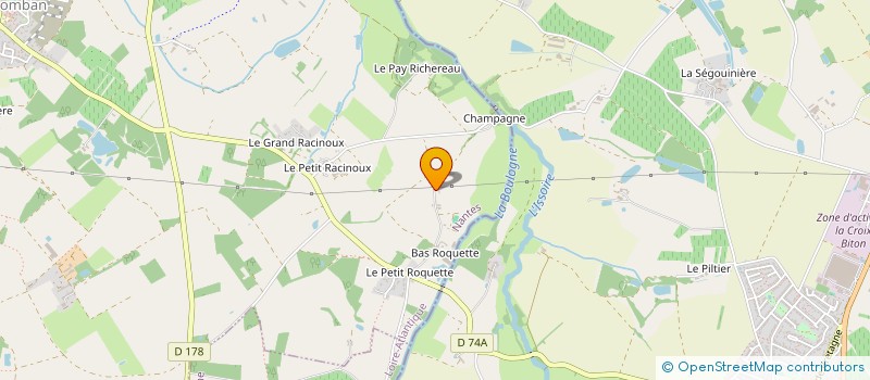 localisation de l'entreprise LBMC  SAINT-COLOMBAN