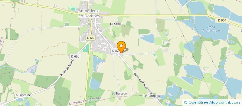 localisation de l'entreprise LBME à AMBERIEUX-EN-DOMBES