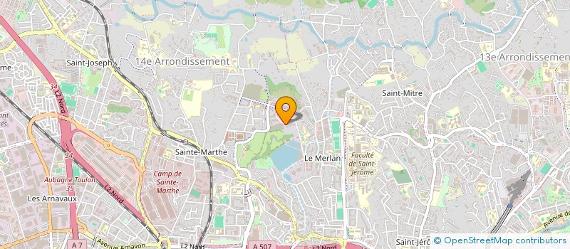 localisation de l'entreprise LBMG AUTO  MARSEILLE