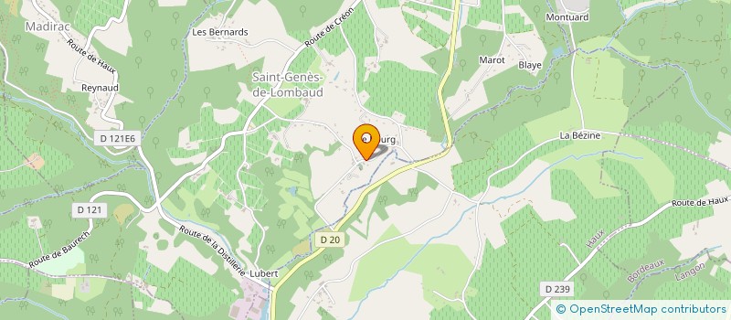 localisation de l'entreprise LBMG FAMILY  SAINT-GENES-DE-LOMBAUD