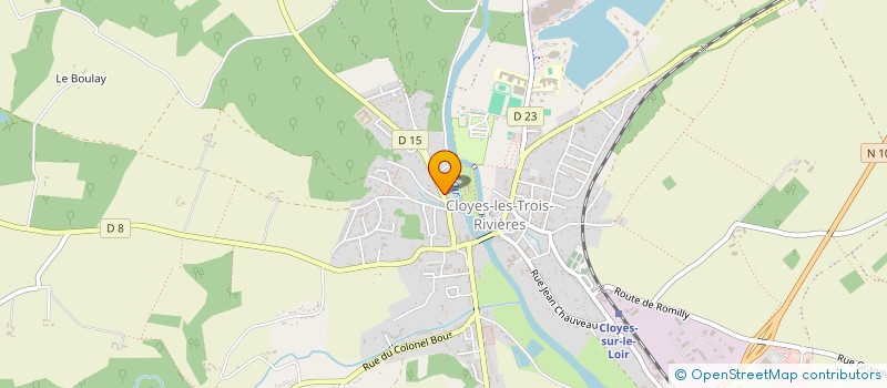 localisation de l'entreprise LBMG PATRIMOINE à CLOYES-LES-TROIS-RIVIERES