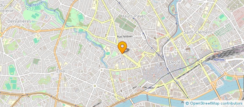 localisation de l'entreprise LBMH  NANTES